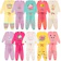 GENÉRICO Kit Sortido 3 Pijamas Infantis Menina 1