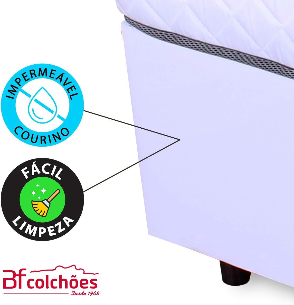 Cama Box Queen BF Colchões 5
