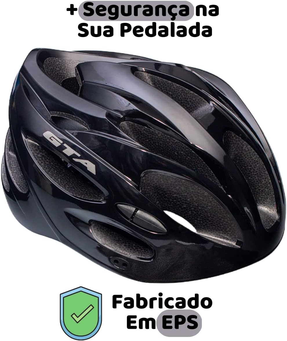 Capacete GTA MTB com LED Traseiro e Viseira Removível 5