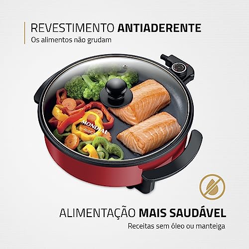 Panela Elétrica MultiCook Red Premium 3