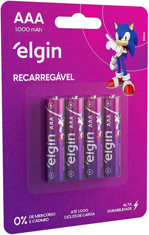 Pilhas Recarregáveis AAA 1