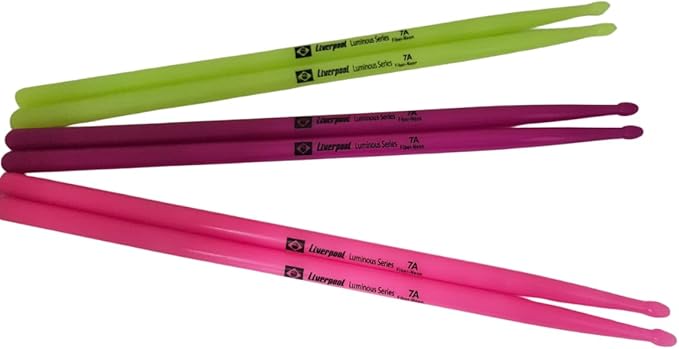 Baquetas Neon Fluorescente 7A 5