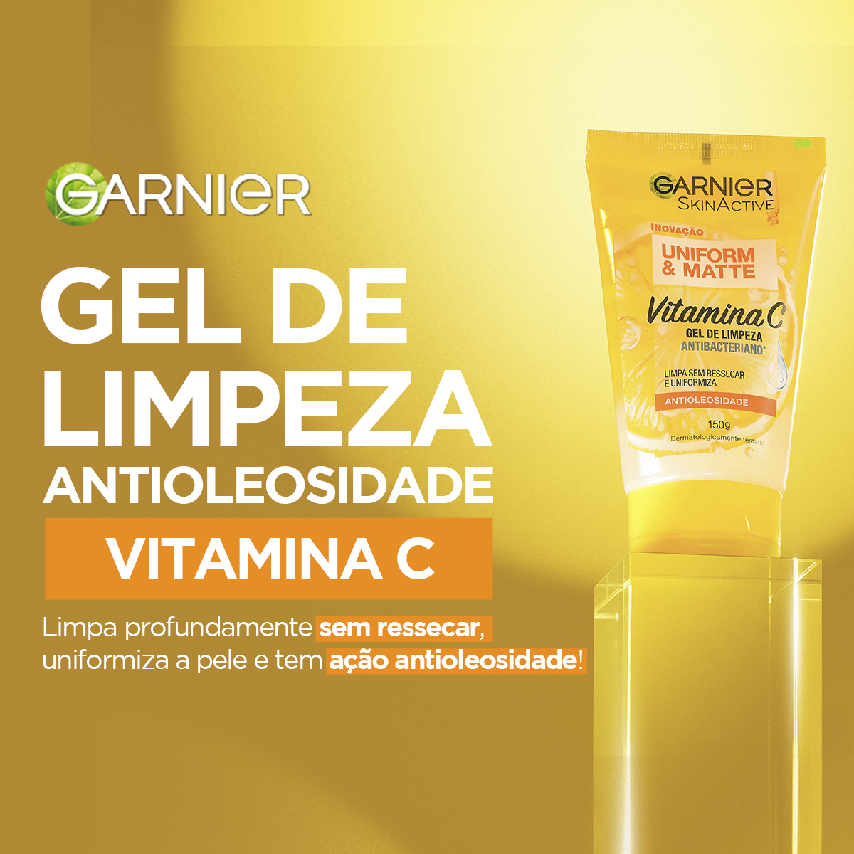 Gel de Limpeza Antibacteriano Garnier Uniforme & Matte 2