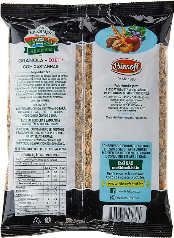 Granola Diet com Castanhas 2