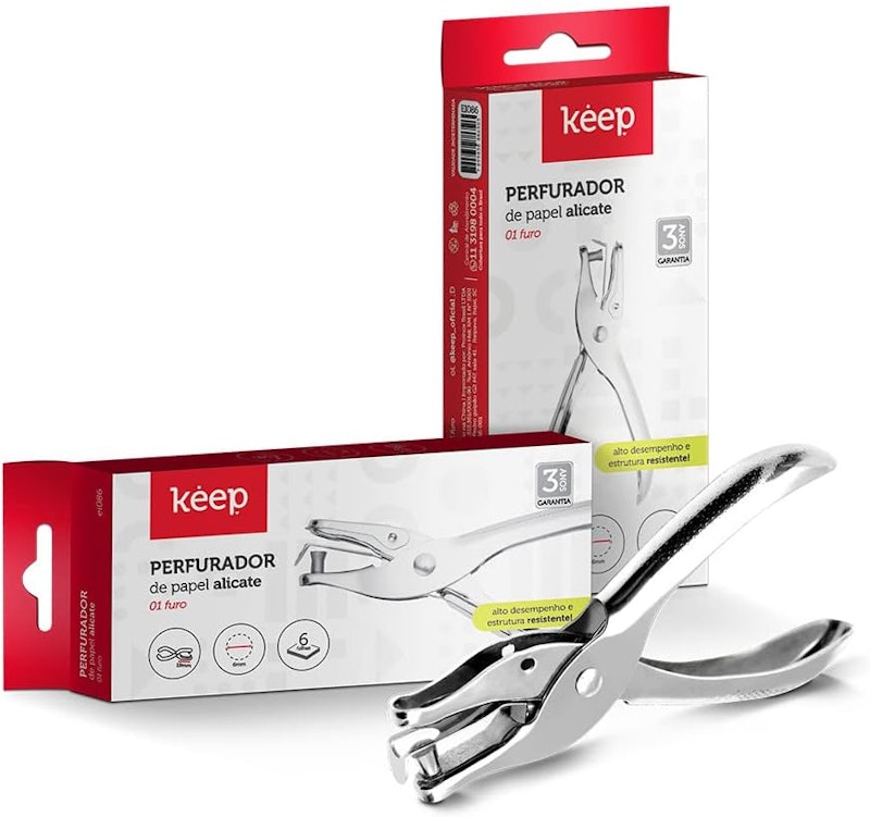 Perfurador de Papel Keep 3