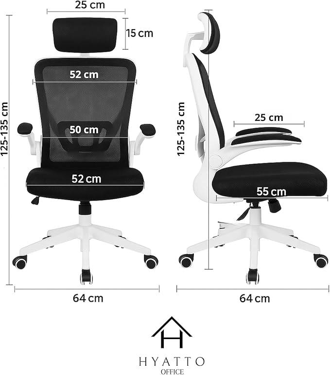 Cadeira de Escritório Ergonômica Giratória 3