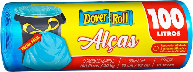 Saco de Lixo Dover-Roll Alças 1