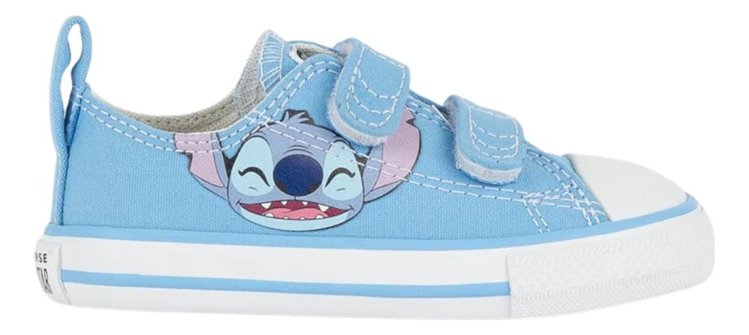 Converse x Disney Stitch Chuck Taylor All Star 2v Criança Cano Baixo Azul 1