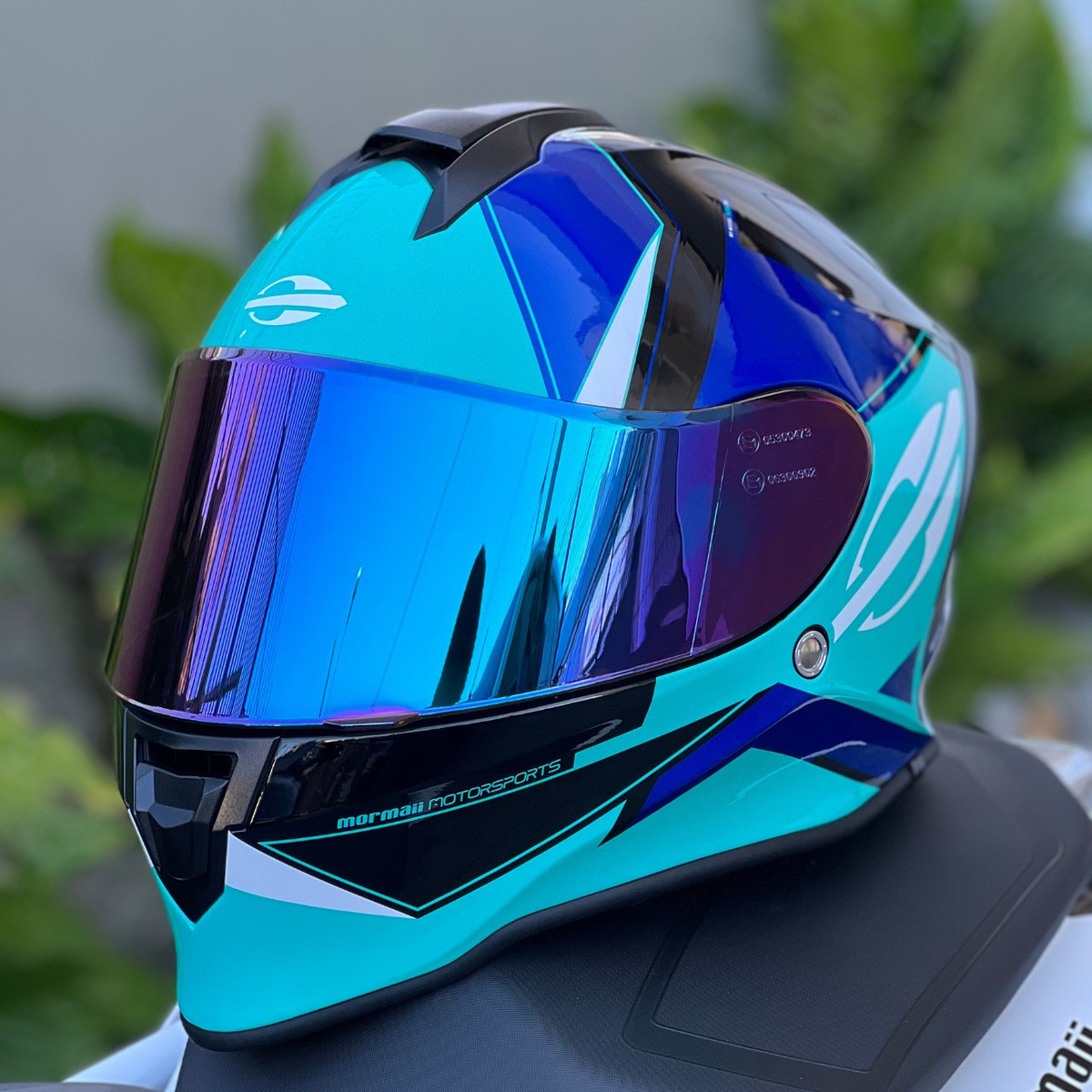 Capacete Fechado Mormaii M1 Tech Azul 4