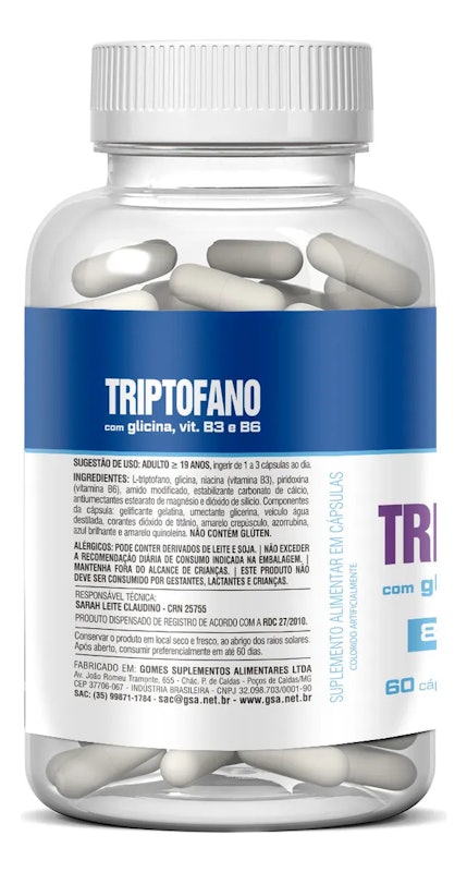 Triptofano 60 Cápsulas DNA Alimentos 2