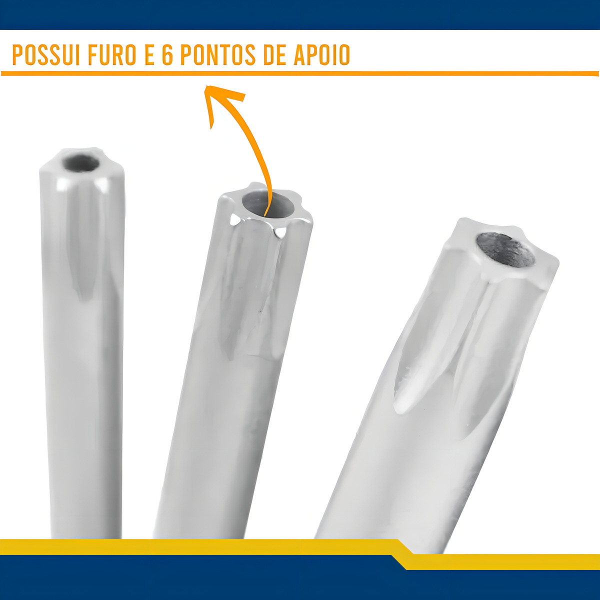 Chaves Torx Longas Tipo L 2