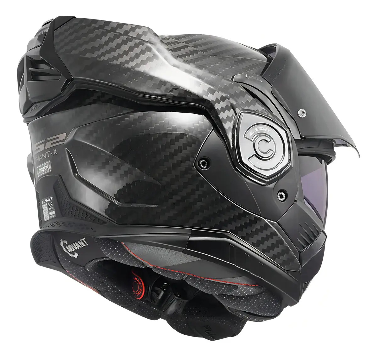 Capacete LS2 Advant X Carbon Solid 5