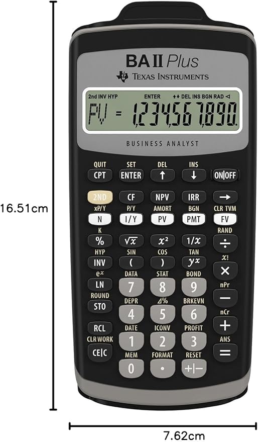 Calculadora BA II Plus 3