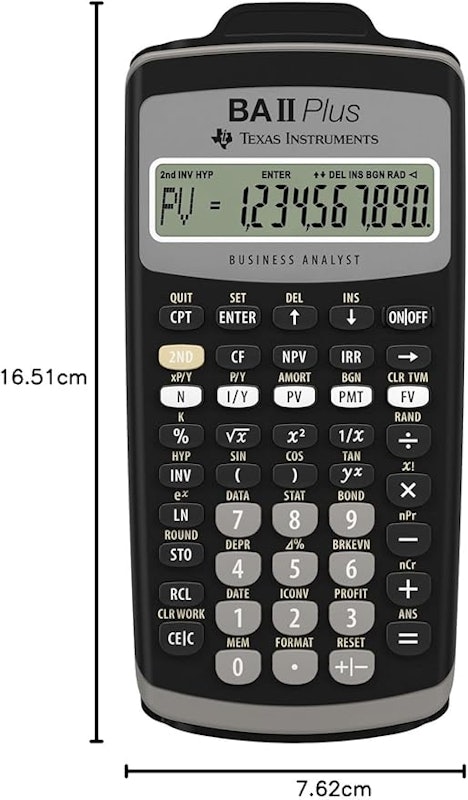 Calculadora BA II Plus 3