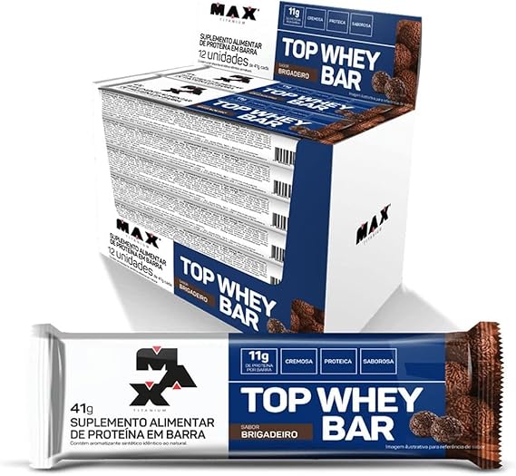 Top Whey Bar Brigadeiro (12 unidades) 1