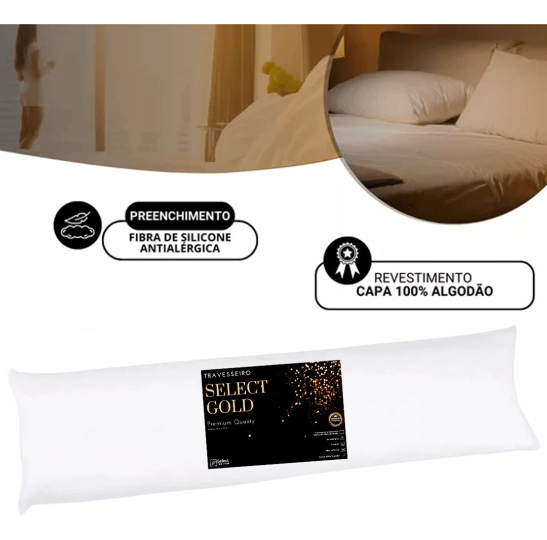 Travesseiro de Corpo Select Gold 3