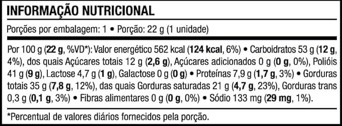 Chocolate Branco Zero Açúcar 3
