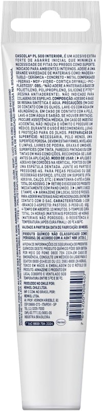 Adesivo de Montagem PL 500 Interior 2