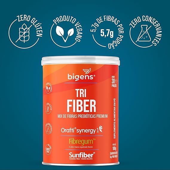 Tri Fiber Mix de Fibras Prebióticas Premium 3