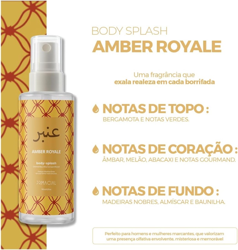 Body Splash Amber Royale 100 ml 2