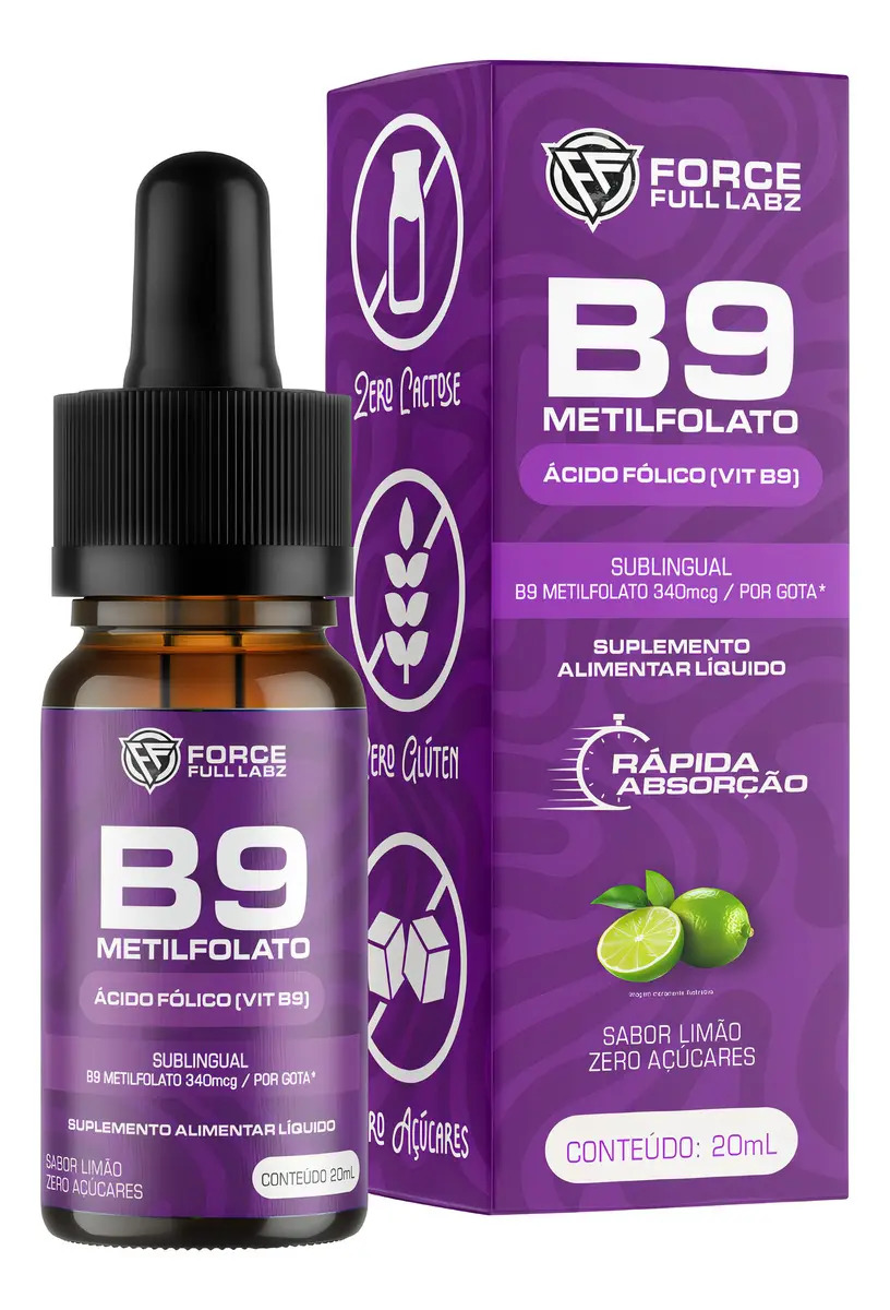 Vitamina B9 Metilfolato Ácido Fólico 1