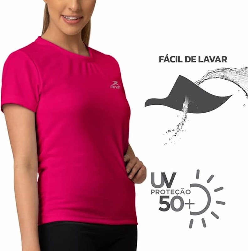 Camiseta Dry Basic SS FPS50 - Feminino 5