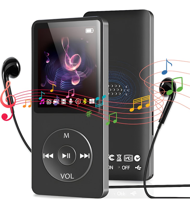 Player Portátil Reprodutor de Música Ultrafino MP3 Player Bluetooth 1