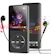 ROUXINOL Player Portátil Reprodutor de Música Ultrafino MP3 Player Bluetooth 1