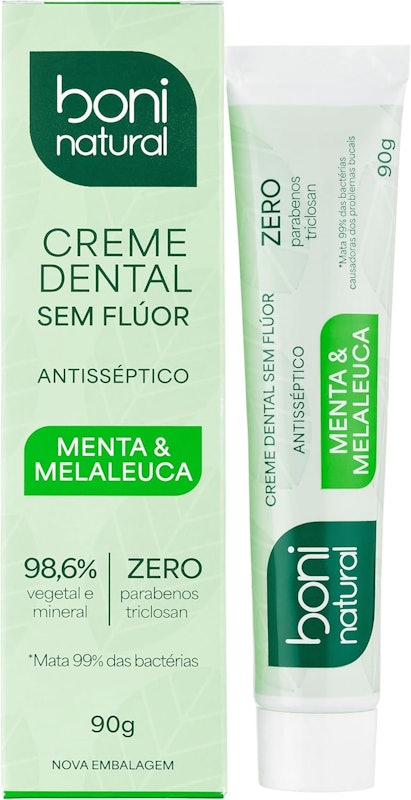 Creme Dental Boni Natural Menta e Melaleuca 2