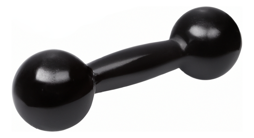 Halter 5 Kg Emborrachado Bola RMG8 Fit 3