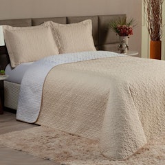 Cobre Leito Clara Dupla Face Cama Casal Queen Matelado