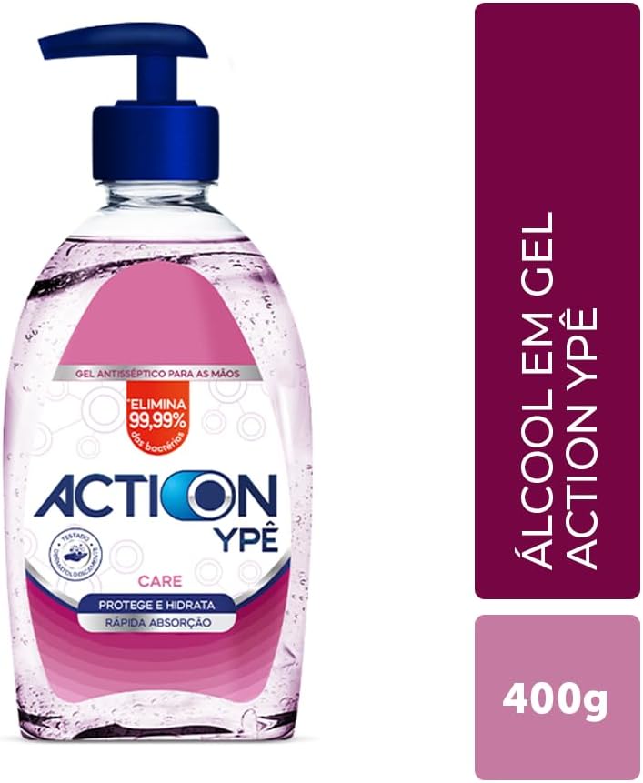 Álcool Gel Antisséptico Action Care 3