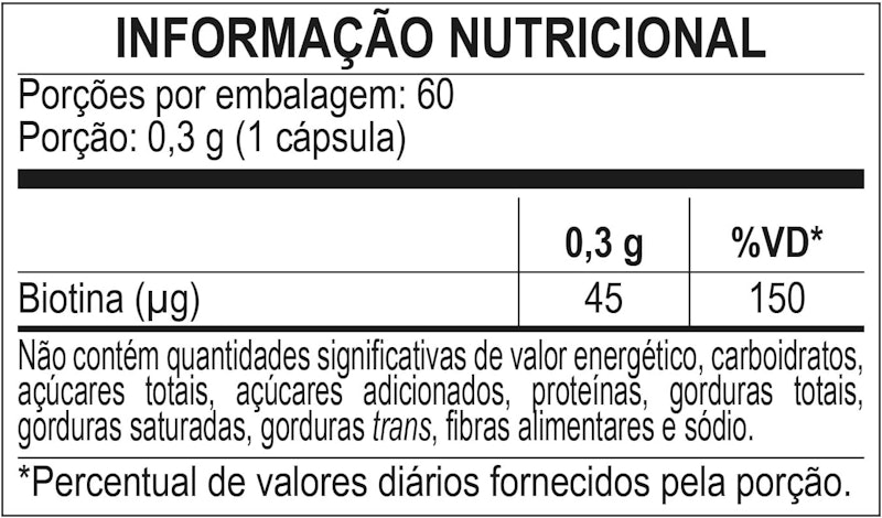 Biotina 100% Pura Bodyaction 4