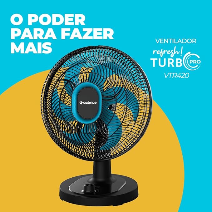 Ventilador Cadence Refresh Turbo Pro 3