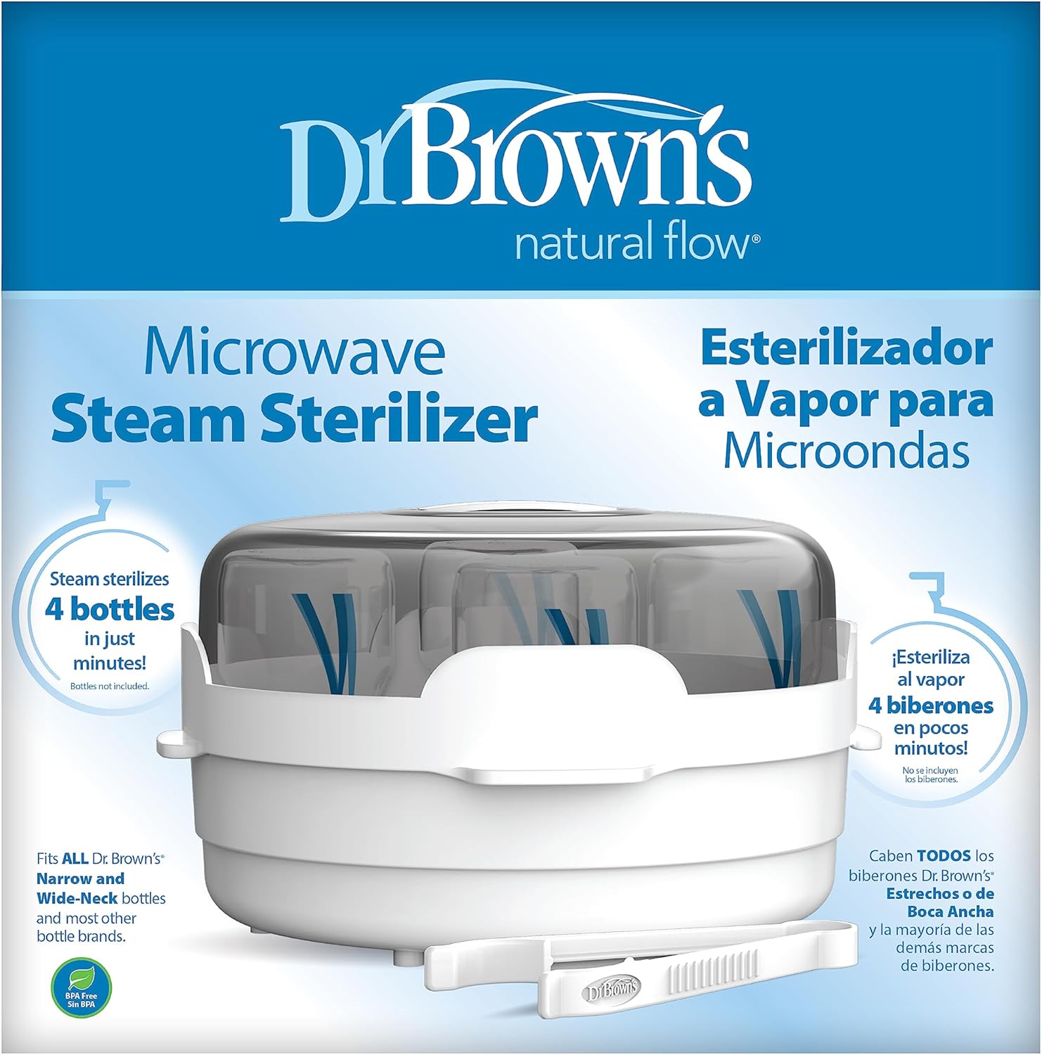 Esterilizador a Vapor de Micro-Ondas para Mamadeiras 1
