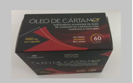 Óleo de Cártamo + Gengibre + Guaraná 60 Cápsulas 3