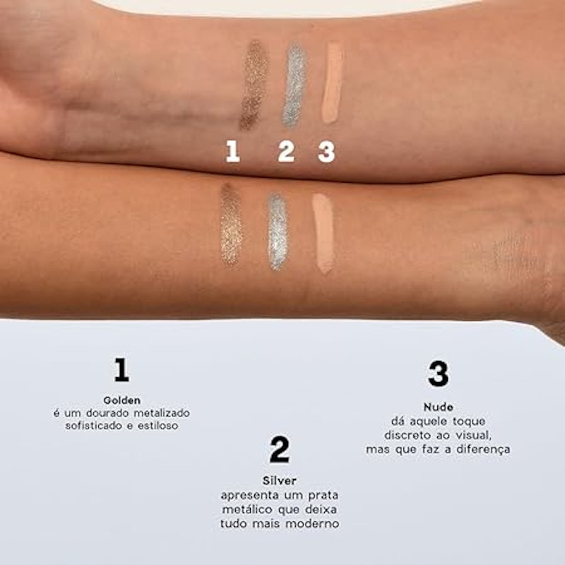 Lápis para Olhos Dourado - Shine Eye Pencil Golden Océane 4you 4