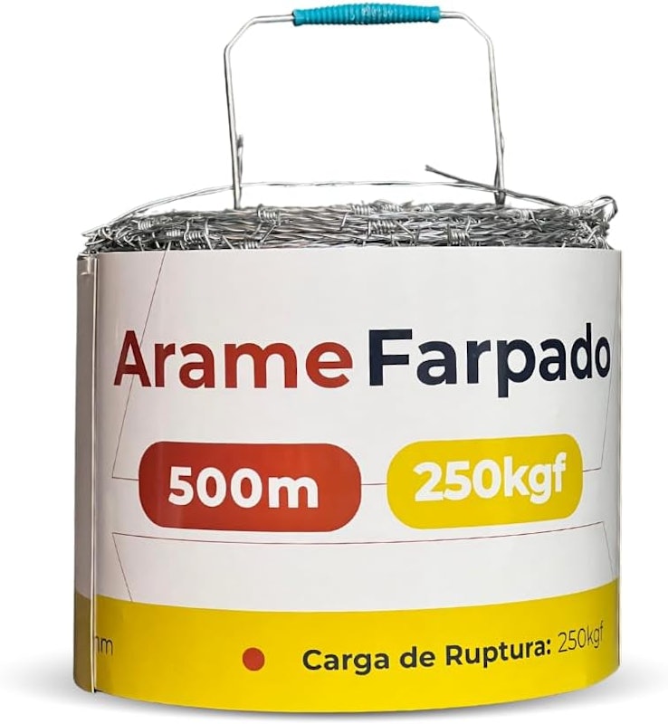Arame Farpado Galvanizado Cerca Rural 1