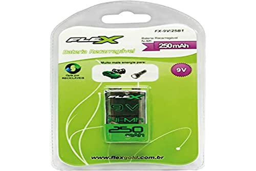 Bateria 9V Recarregável 1