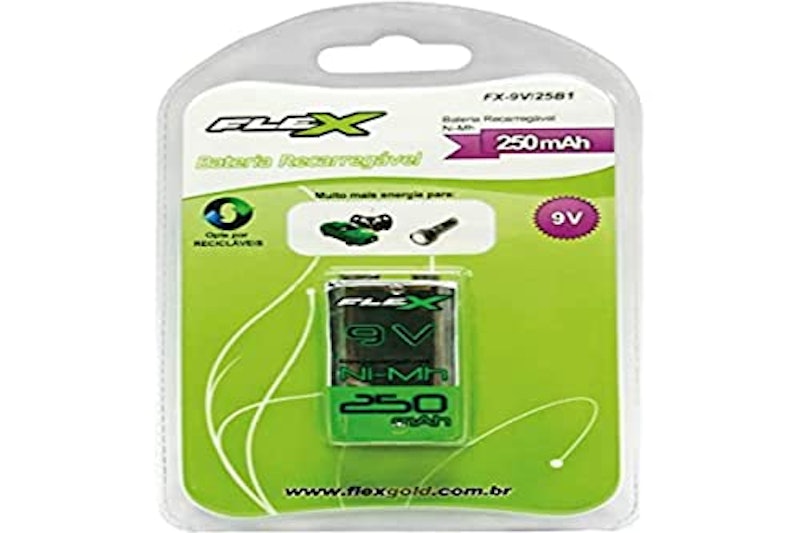Bateria 9V Recarregável 1
