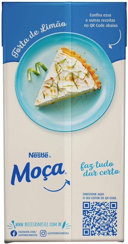 Leite Condensado Semidesnatado Moça Caixinha 395g 3