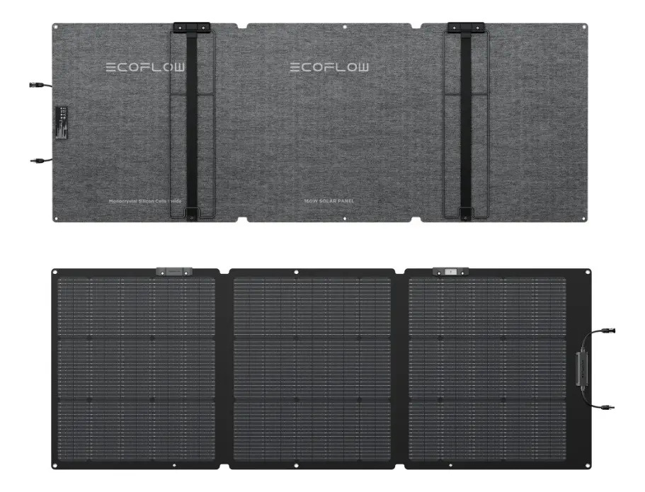 Painel Solar Portátil Bifacial EcoFlow NextGen 160 W 2