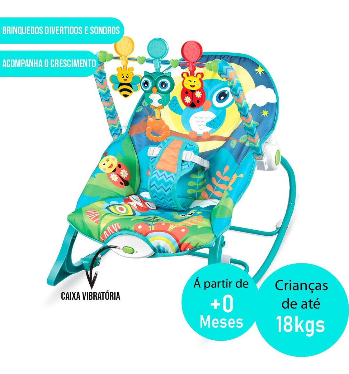 Cadeira de Descanso e Balanço Funtime 5