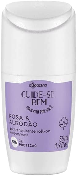 Desodorante Roll-On Cuide-se Bem Rosa e Algodão 1