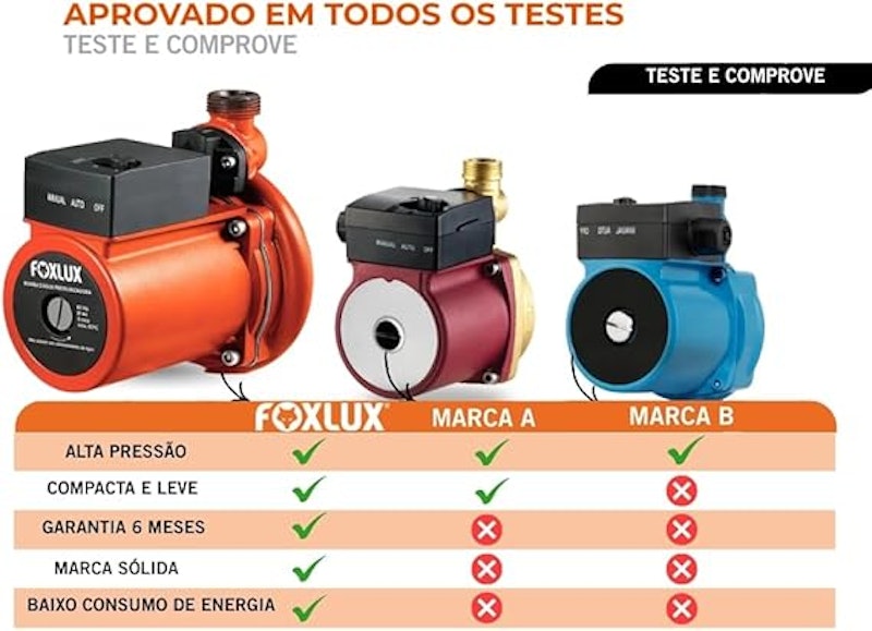 Bomba d'Água Pressurizadora 360 W 5
