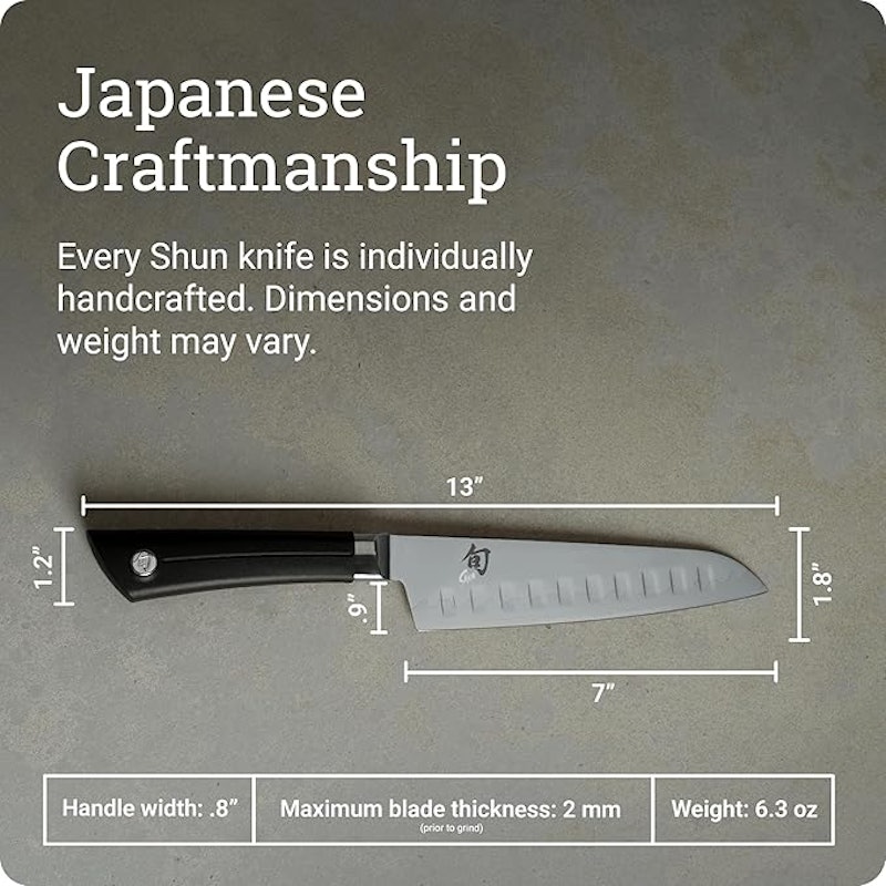 Faca Santoku Sora 7" 5