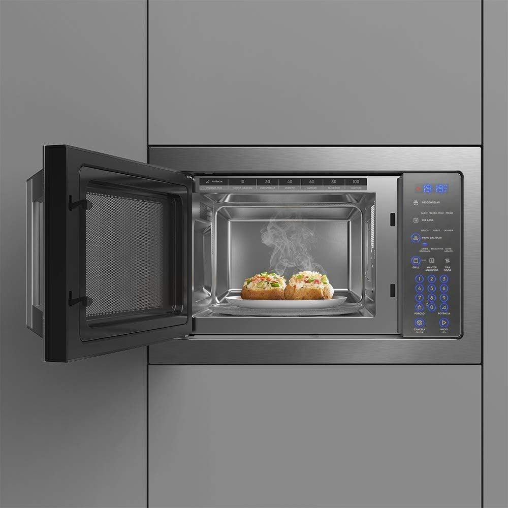 Micro-ondas Electrolux 34 L Inox Home Pro com Grill e Função Tira Odor 4