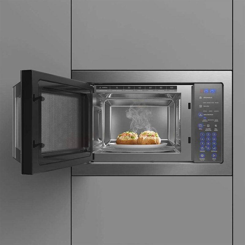 Micro-ondas Electrolux 34 L Inox Home Pro com Grill e Função Tira Odor 4