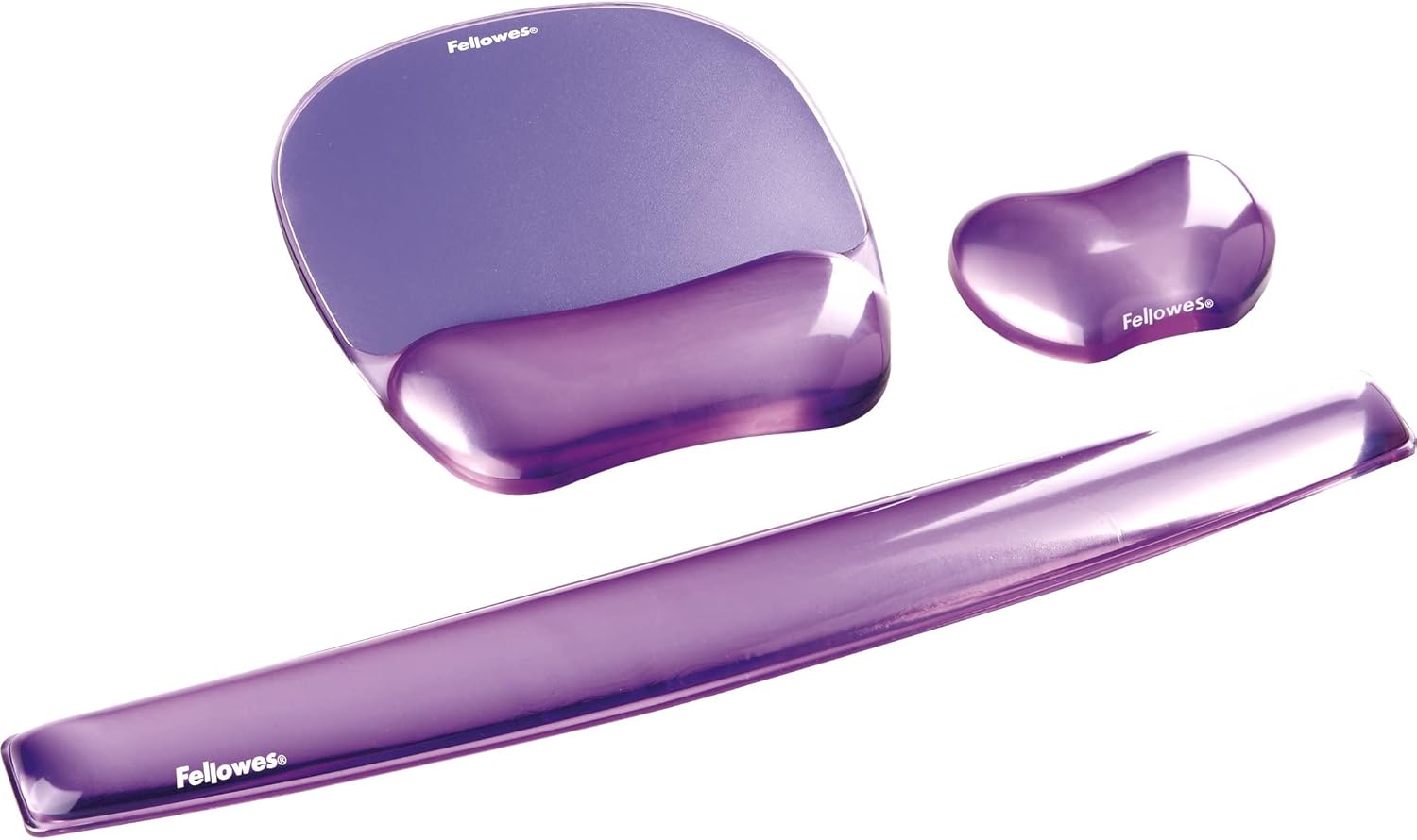 Fellowes Mousepad Transparente de Gel e Descanso de Pulso 5