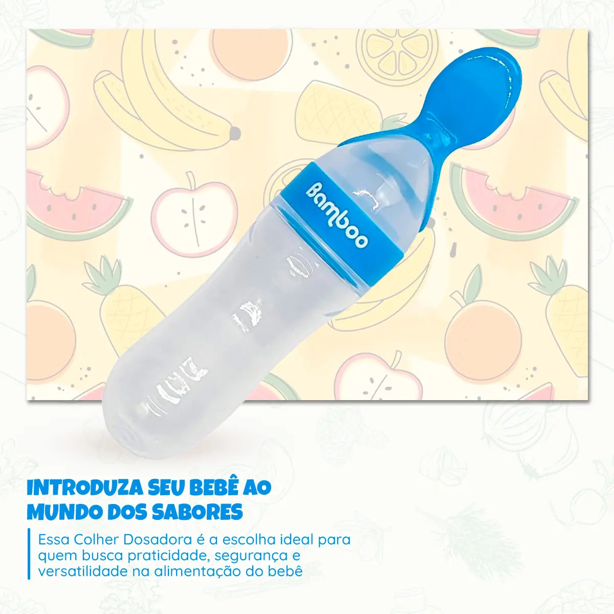 Colher Dosadora Papinha Leite Infantil Bebê 2